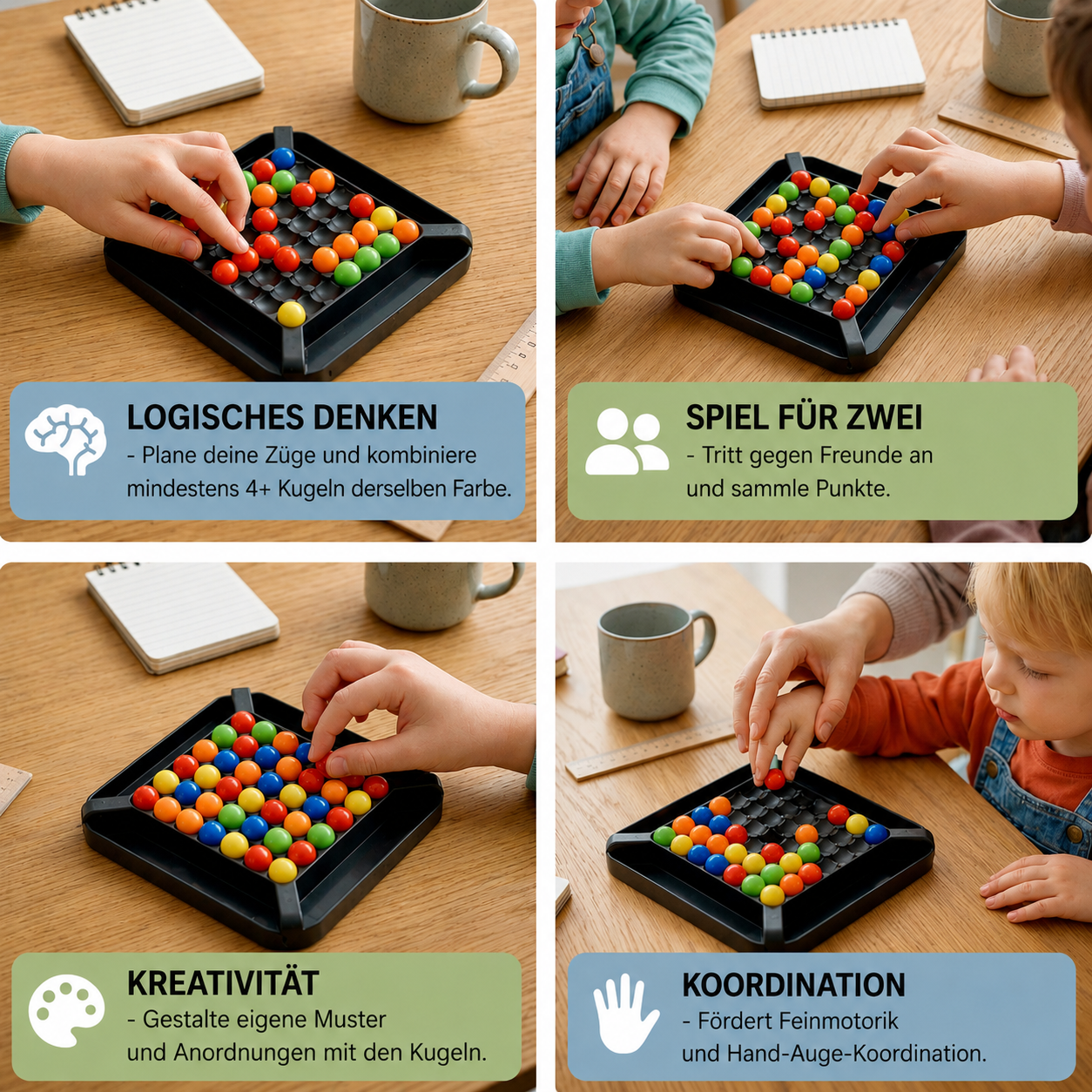 Little Logic® Cleveres Farbpuzzle mit Bällchen