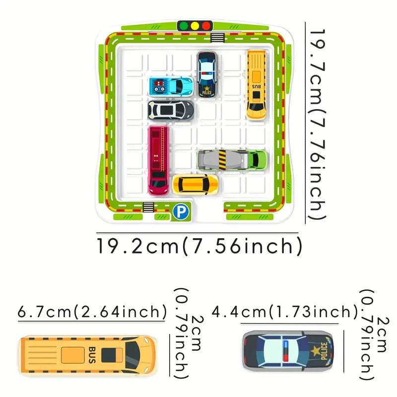 Auto Parkeerdoolhof Puzzel