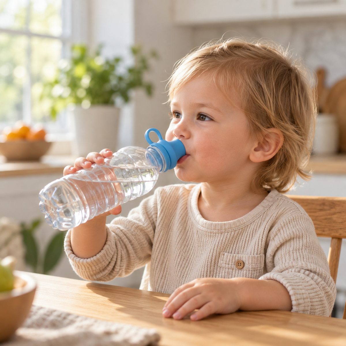 SoftSip – Kleinkind trinkt mit dem Trinkaufsatz