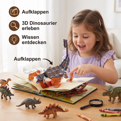DinoPop® Interaktive 3D Dinosaurier Pop-up Enzyklopädie