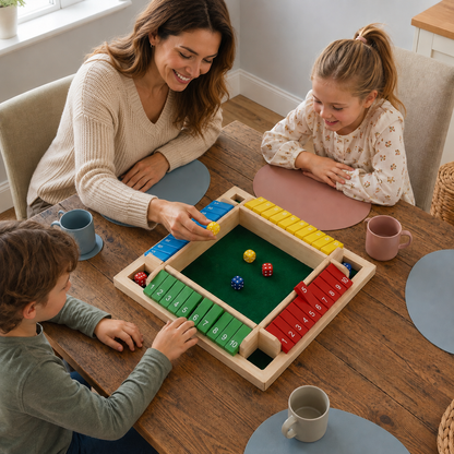 NineFlip® Zahlenspiel aus Holz für die ganze Familie