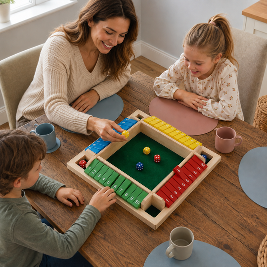 NineFlip® Zahlenspiel aus Holz für die ganze Familie
