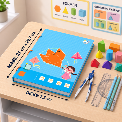 GeoQuest® Geometrie Lernbuch für Kinder