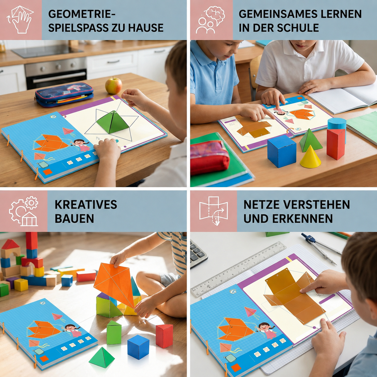 GeoQuest® Geometrie Lernbuch für Kinder