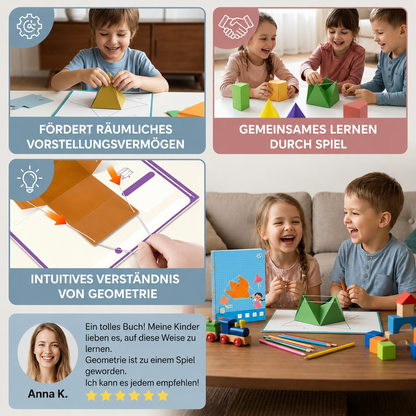 GeoQuest® Geometrie Lernbuch für Kinder