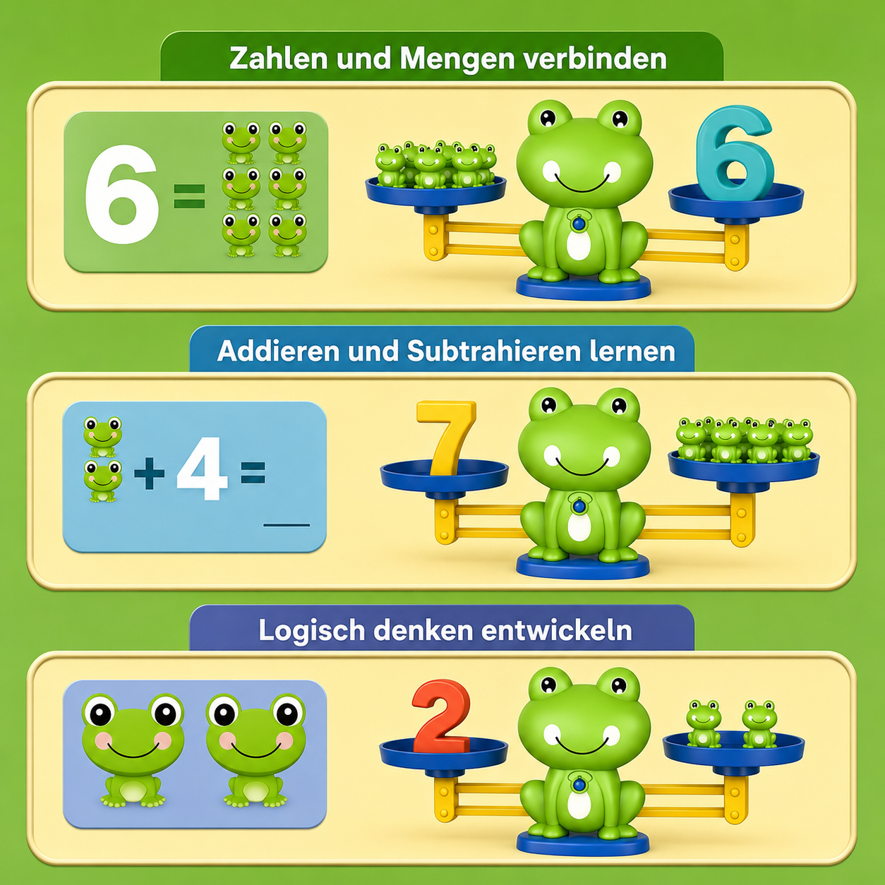 FrogCount® Frosch Balance Rechenspiel