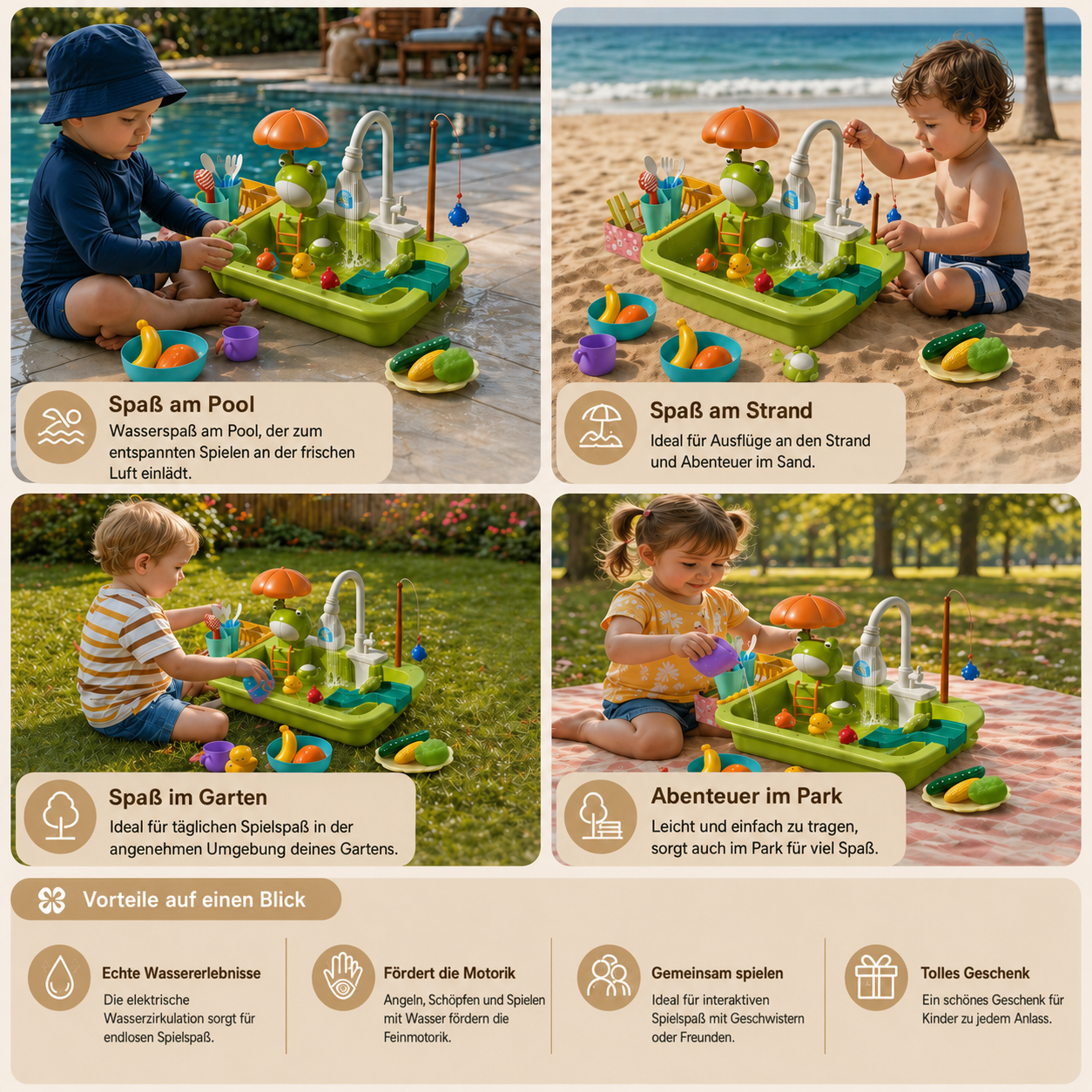 LittleSink® Spielküche mit Wasserspaß