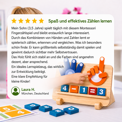 PlayCount® Montessori Finger Zählspiel