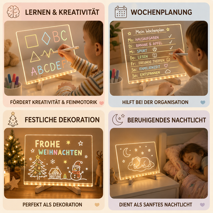 GlowSketch® Leuchtendes LED Zeichenbrett