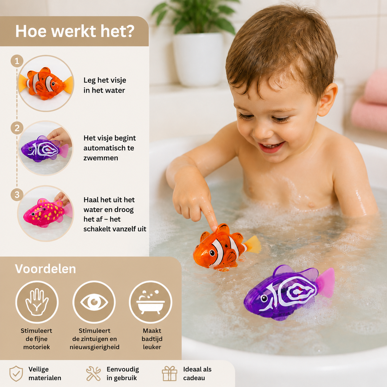 LumiFish® LED zwemspeeltjes voor in het water