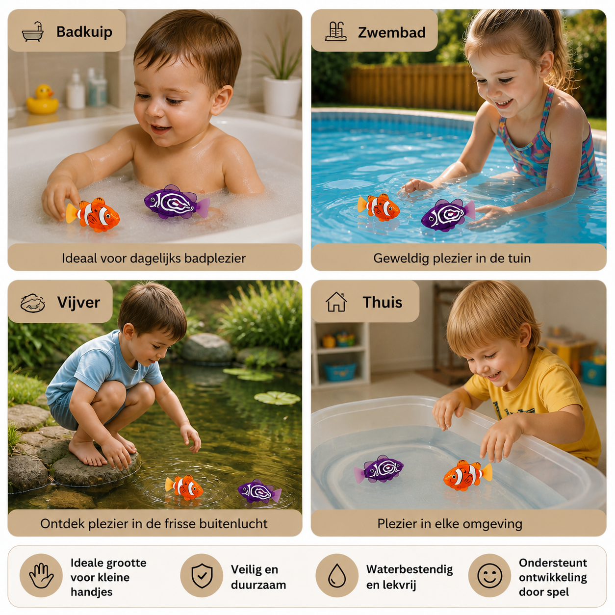 LumiFish® LED zwemspeeltjes voor in het water