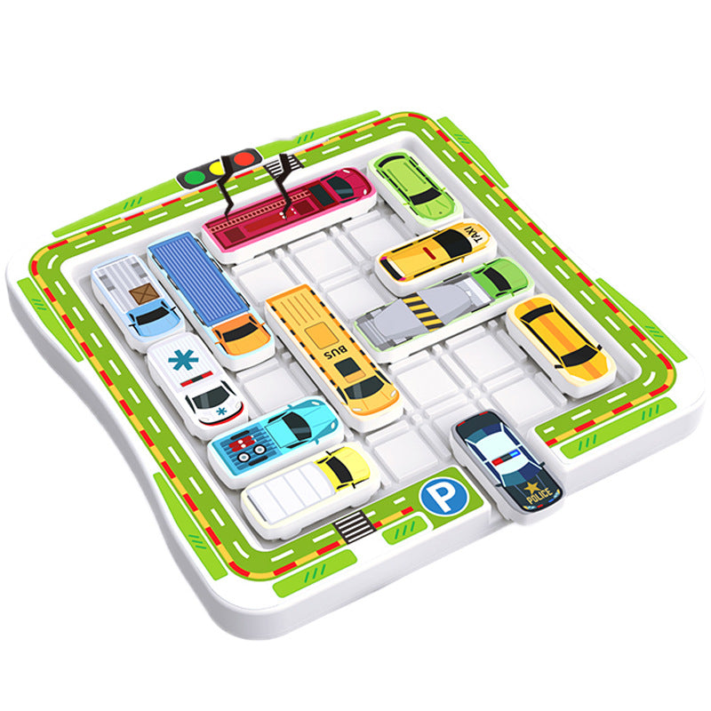 Auto Parkeerdoolhof Puzzel