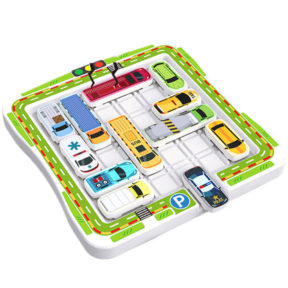 Auto Parkeerdoolhof Puzzel