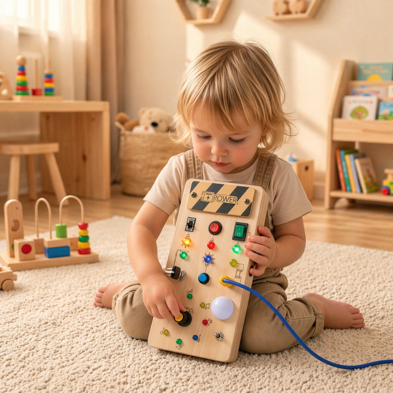 LumiBoard® Holz Sensorikboard mit Licht