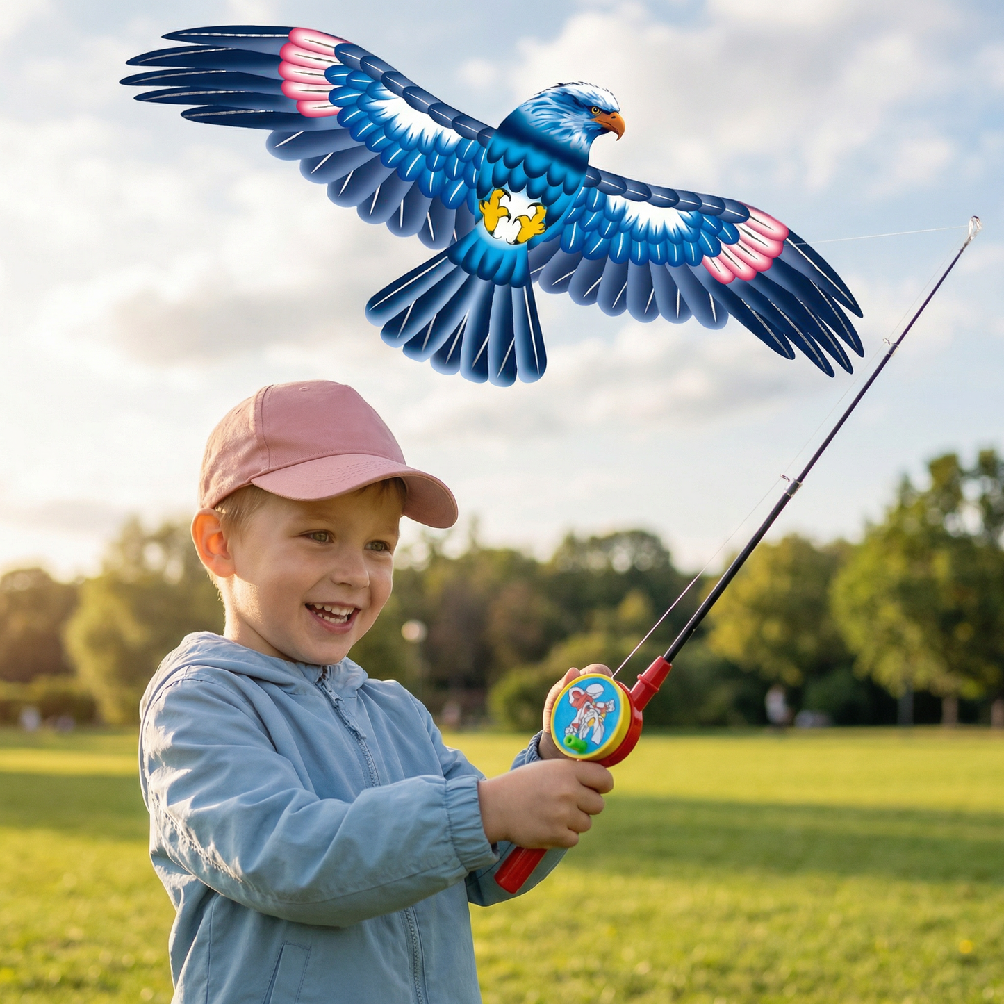 WingUp® Drachen mit flatternden Flügeln für Kinder