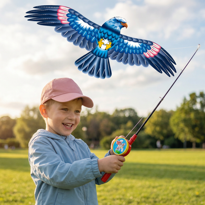 WingUp® Drachen mit flatternden Flügeln für Kinder