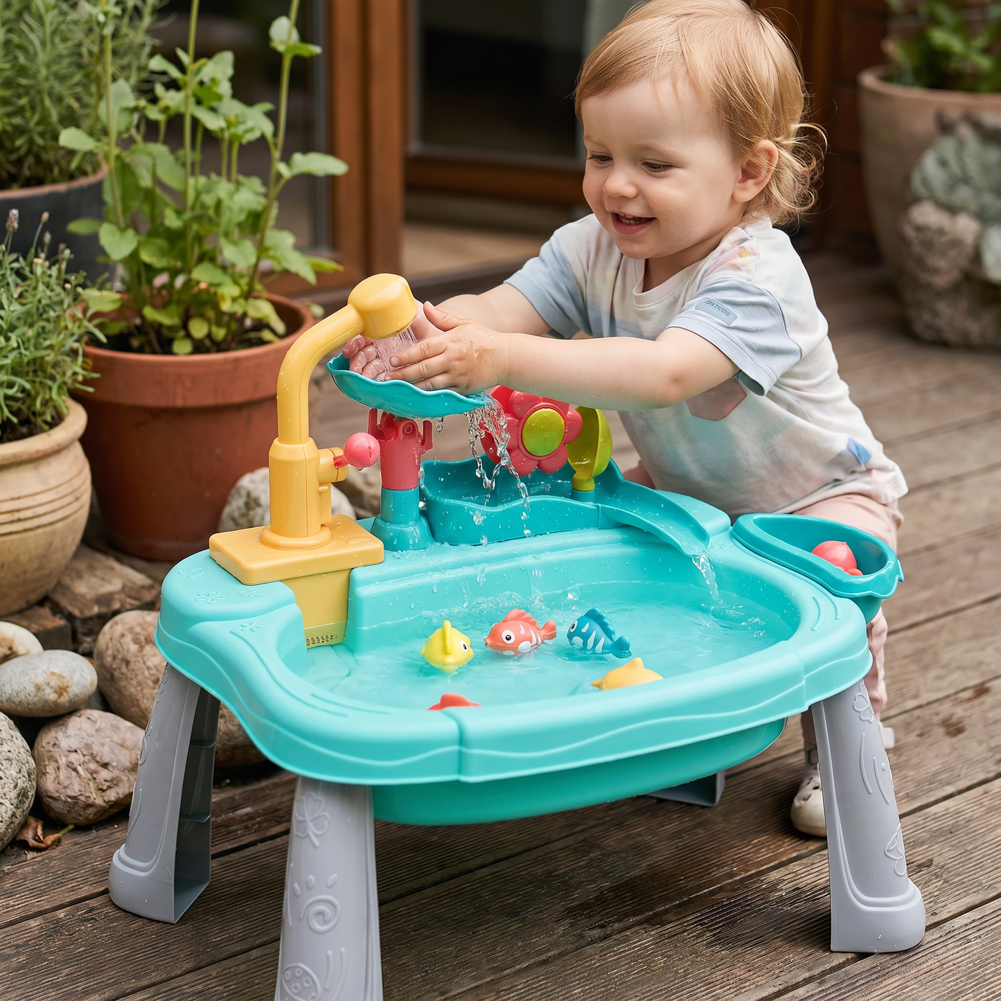 LittleSplash® Verhoogde Speelkeuken met Waterfunctie