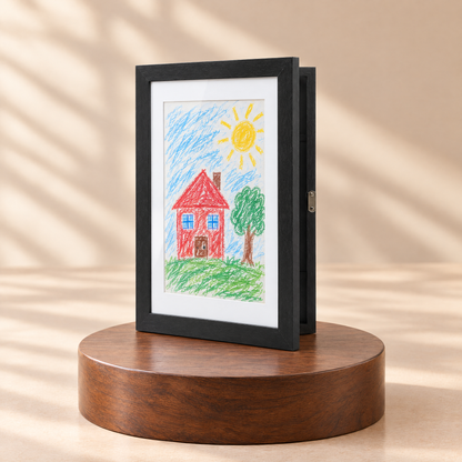 ArtoWall Kinderkunst Wechselrahmen in Schwarz