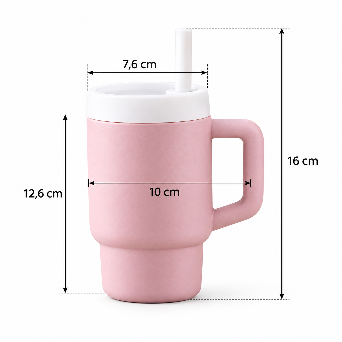 FrostCup Maße: 16 cm hoch, 10 cm breit