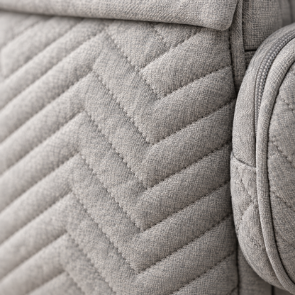SnoozePack gesteppte Vorderseite im Detail