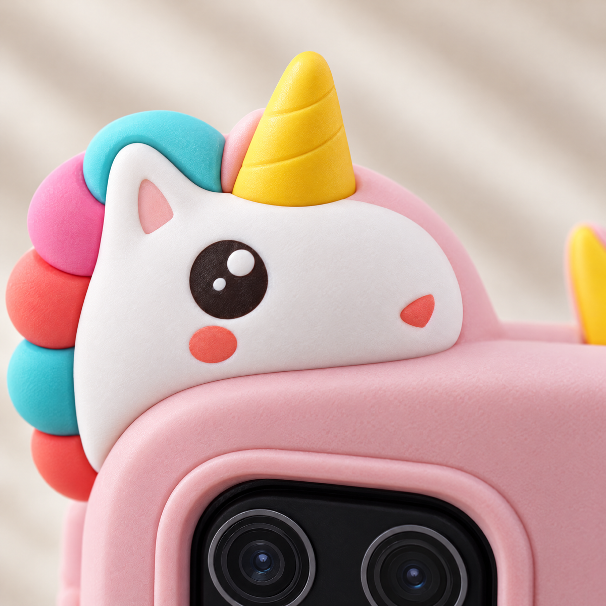 PlayFone – Einhorn-Hülle Nahaufnahme