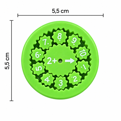 SpinWise – Maße 5,5 x 5,5 cm