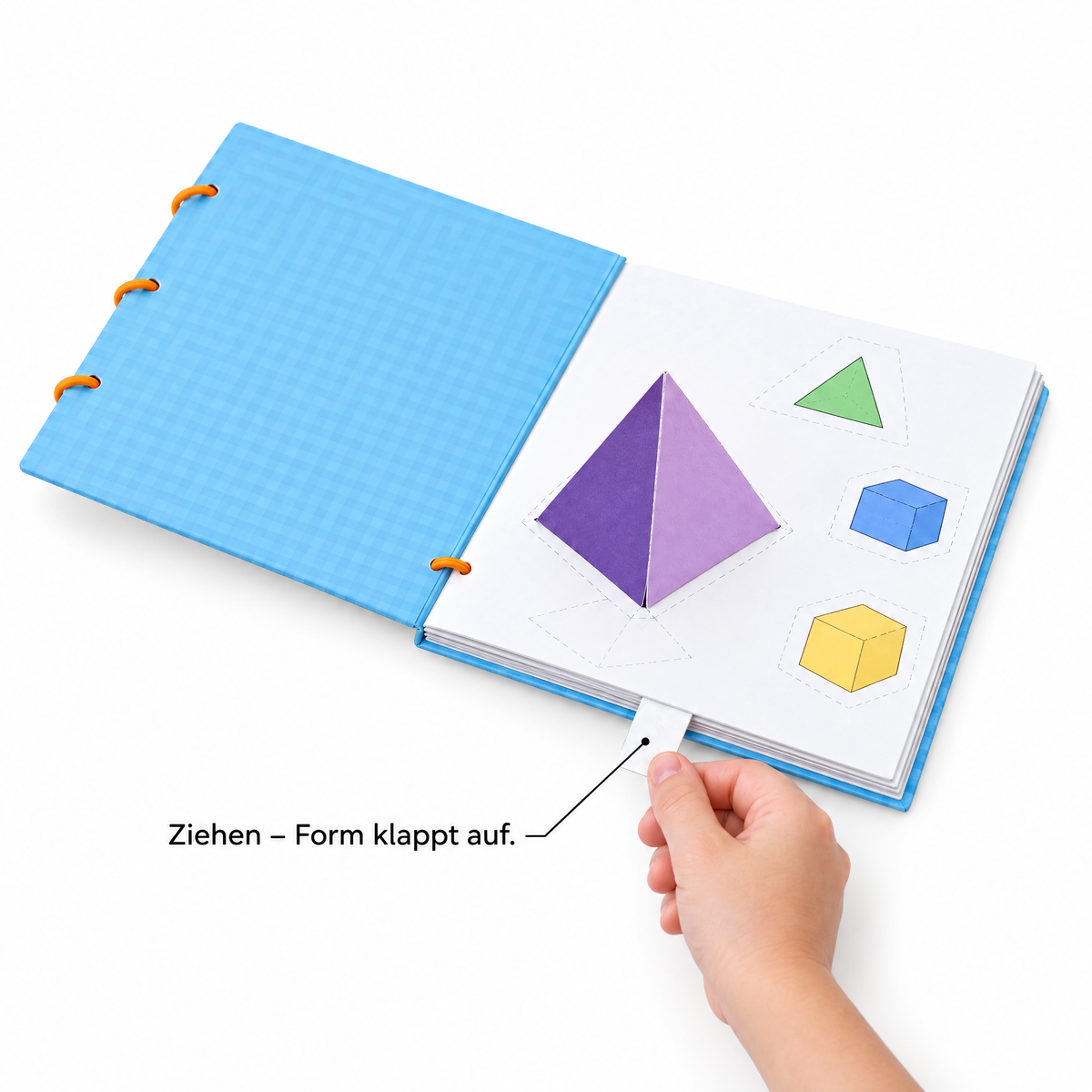 GeoQuest – Ziehen, Form klappt auf