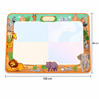 AquaJoy Wassermalmatte – Größe 100 × 80 cm