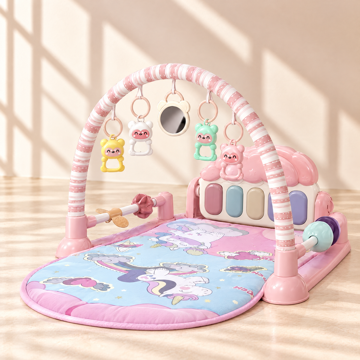 TinyTunes Spieldecke – Rosa Einhorn
