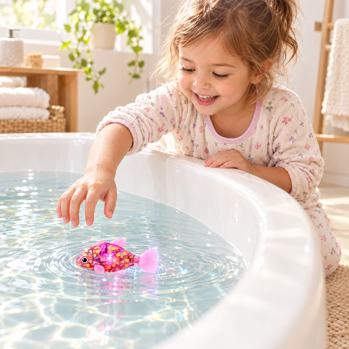 LumiFish im Badewasser
