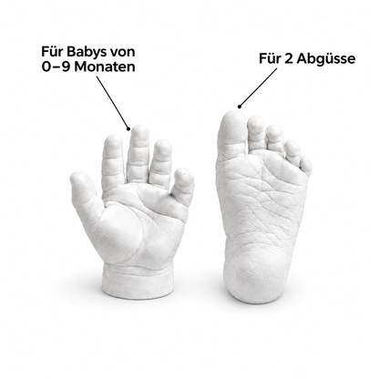 TinyTrace – für 2 Abgüsse, für Babys von 0–9 Monaten