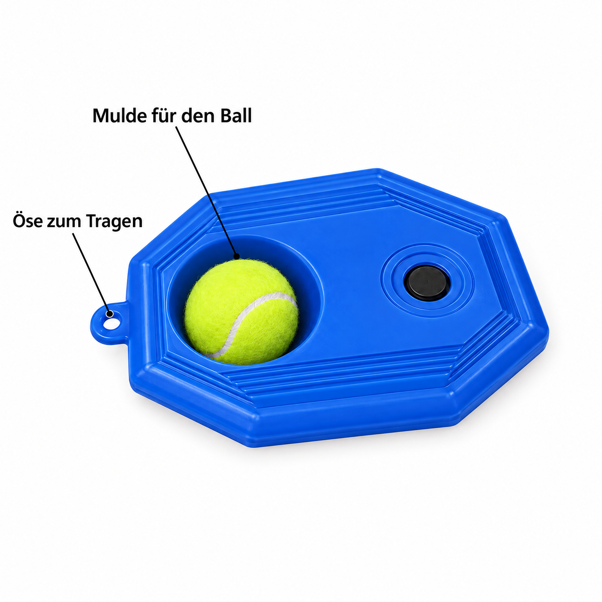 SwingBuddy – Mulde für den Ball, Öse zum Tragen