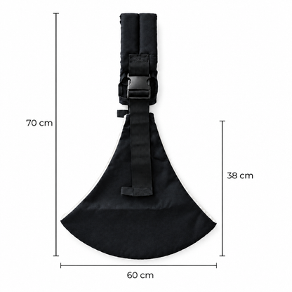 HipSnug – Maße: Länge 70 cm, Sitztiefe 38 cm, Breite 60 cm