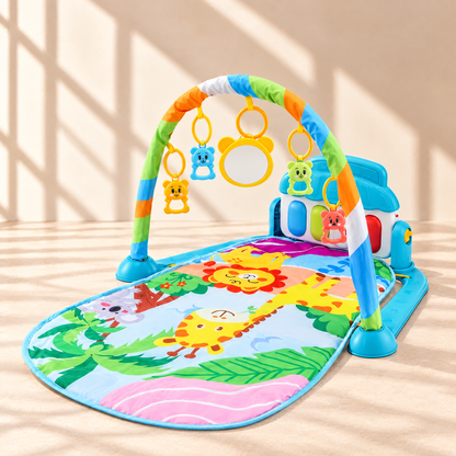 TinyTunes Spieldecke – Hellblau Dschungel
