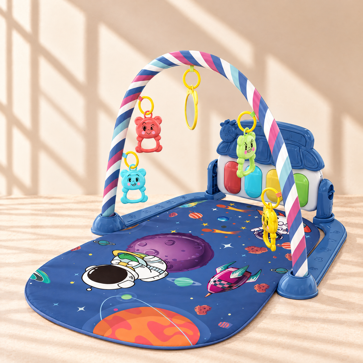 TinyTunes Spieldecke – Navy Weltraum
