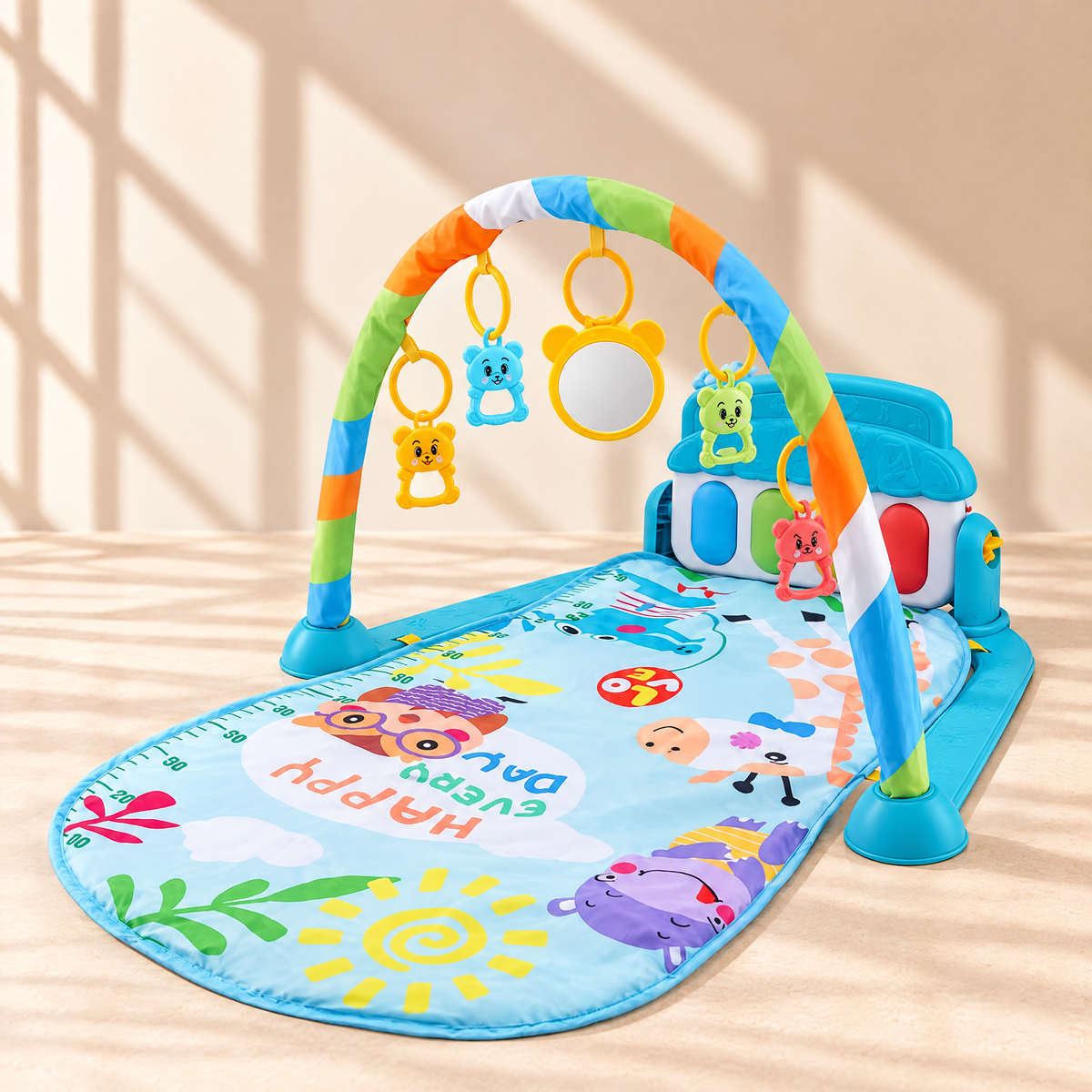 TinyTunes Spieldecke – Hellblau Happy Day