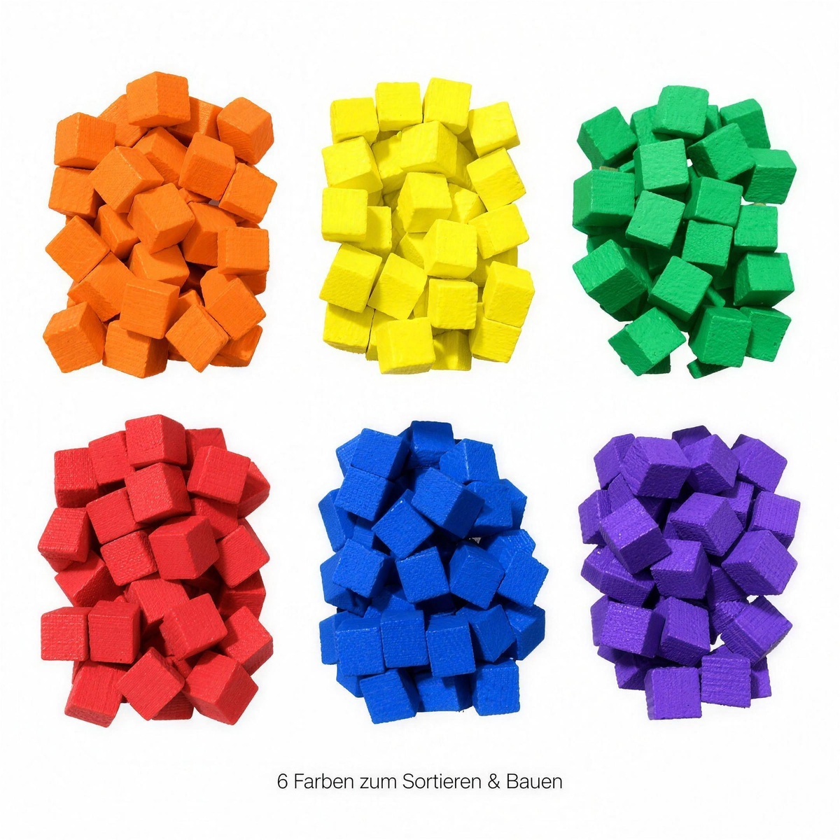 SoftStack 6 Farben zum Sortieren und Bauen