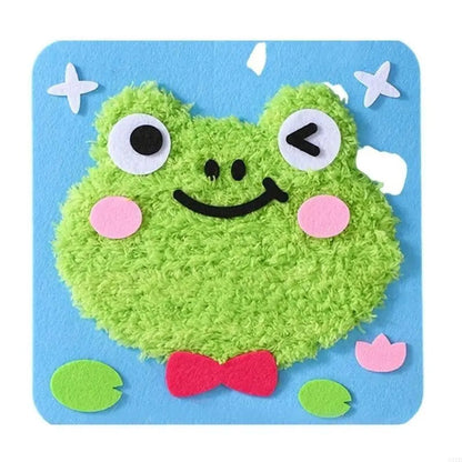 FluffyLoop® Stabpuppen Bastelset zum Selbermachen