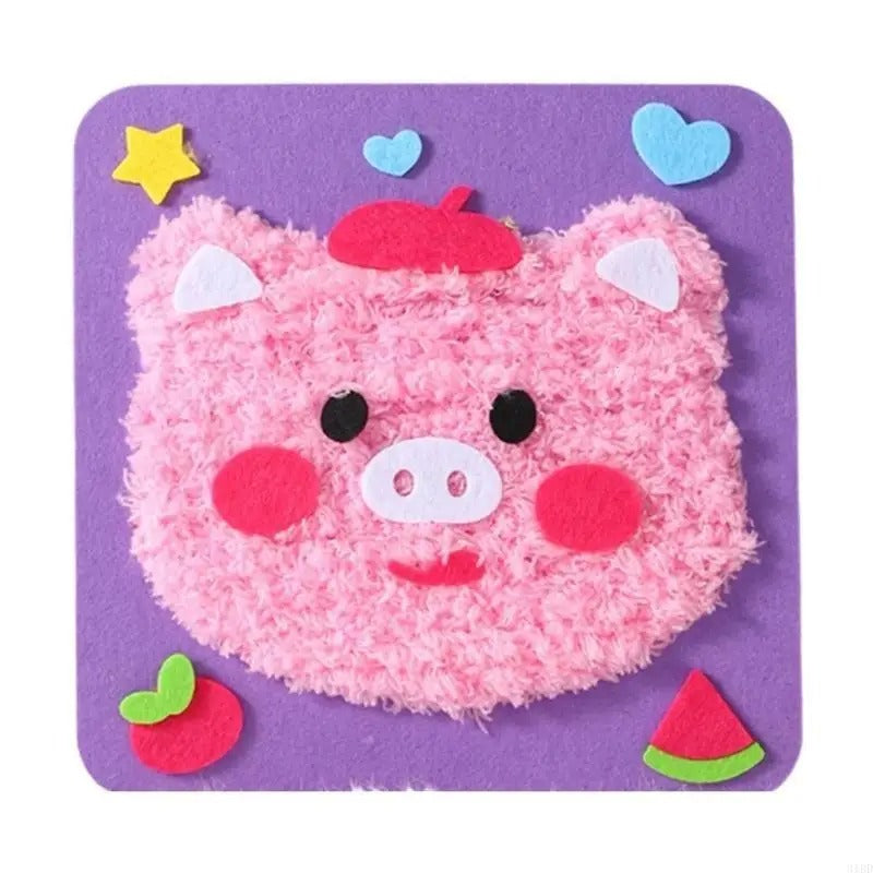 FluffyLoop® Stabpuppen Bastelset zum Selbermachen
