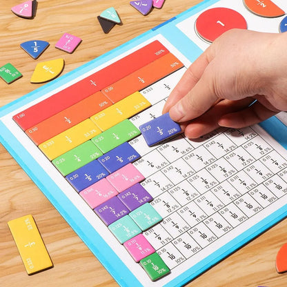 FractionMag® Montessori Bruchrechnen Magnetboard