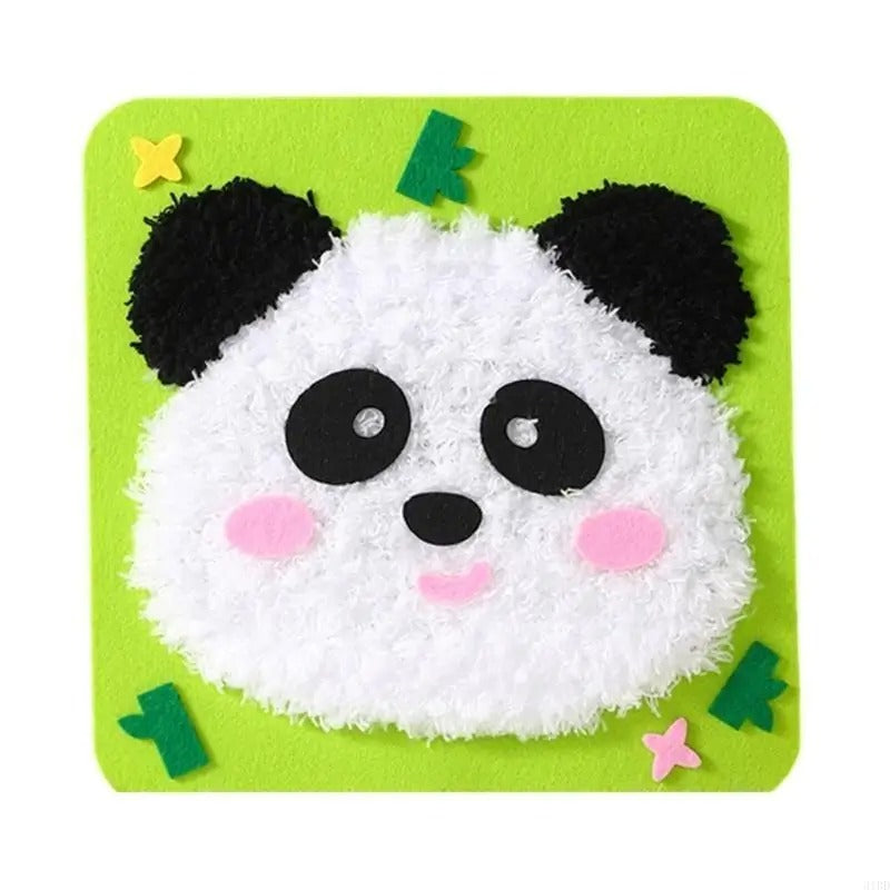 FluffyLoop® Stabpuppen Bastelset zum Selbermachen
