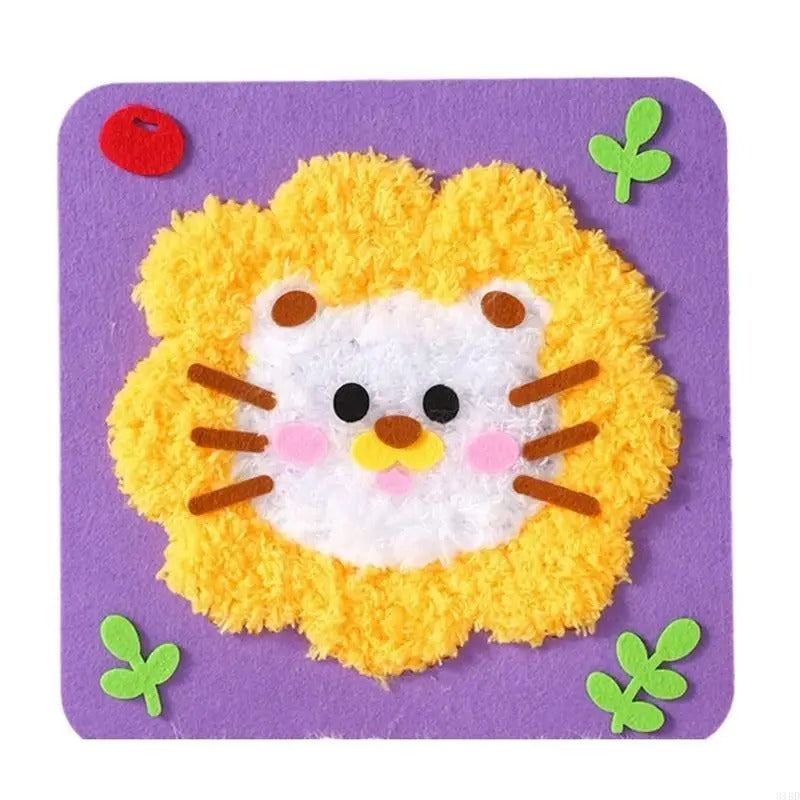 FluffyLoop® Stabpuppen Bastelset zum Selbermachen