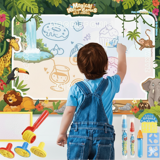 Magische waterteken - en schildermat.