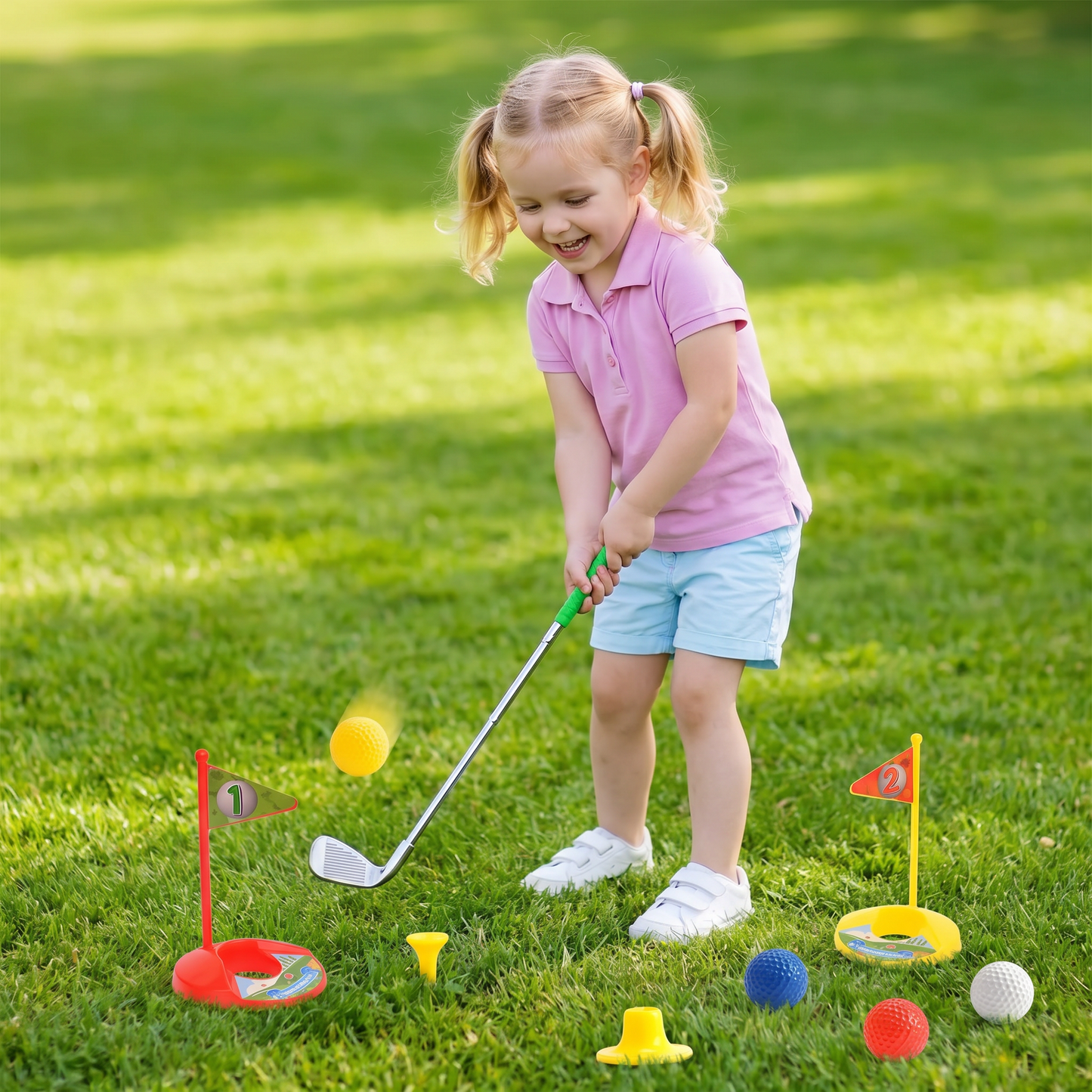 MiniSwing® Verstellbares Kinder Golfset